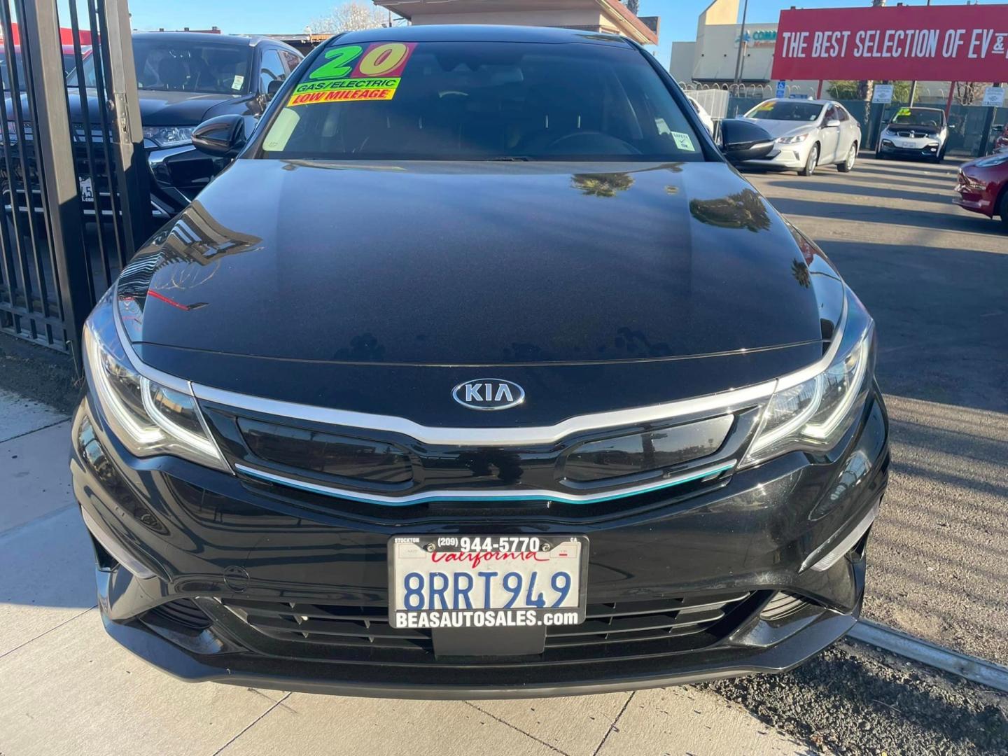 2020 BLACK /BLACK Kia Optima Hybrid (KNAGV4LDXL5) , located at 744 E Miner Ave, Stockton, CA, 95202, (209) 944-5770, 37.956863, -121.282082 - Photo#2